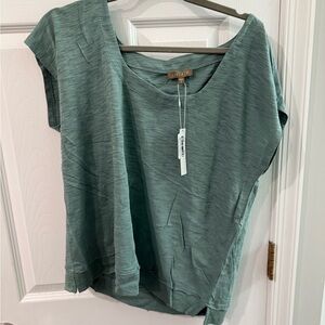 Lilla P Women's Teal Short Sleeve Top